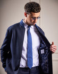 Blue Pinstripe Trackie Suit