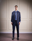 Blue Pinstripe Trackie Suit
