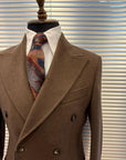 Heritage Camel Double-Breasted Overcoat