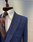 Blue Pinstripe 3-Piece Suit