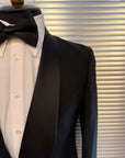 Black Textured Tuxedo