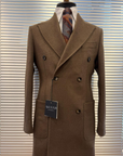 Heritage Camel Double-Breasted Overcoat